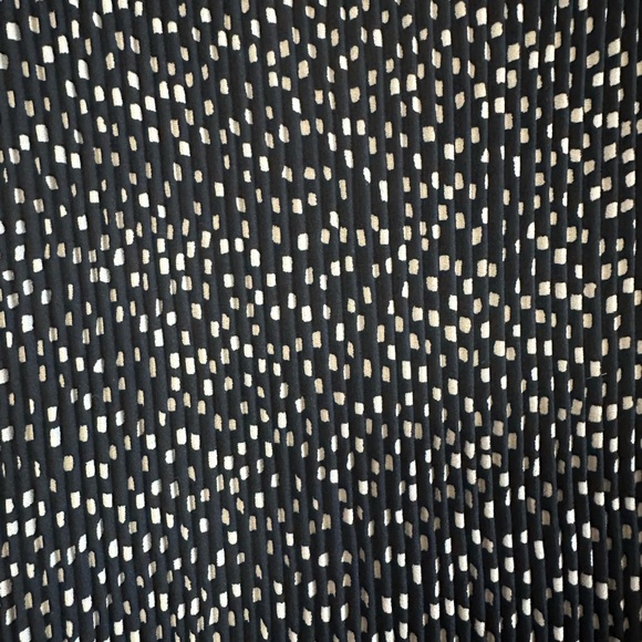 Adrianna Papell Blue and White Speckled Shirt - Picture 7 of 7